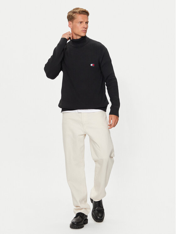 Tommy Jeans Tommy Jeans Ζιβάγκο Badge DM0DM19434 Μαύρο Slim Fit