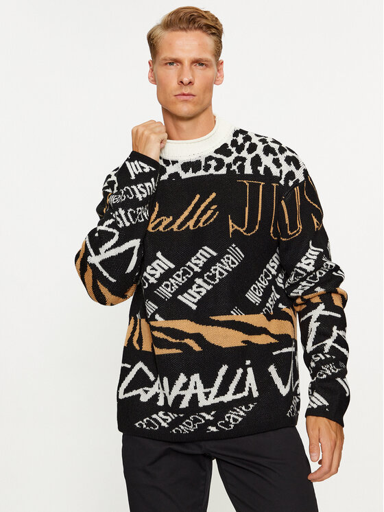Just Cavalli Just Cavalli Светр 75OAFM08 Кольоровий Regular Fit