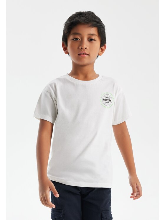 minoti minoti T-Shirt actv 2 Biały Regular Fit
