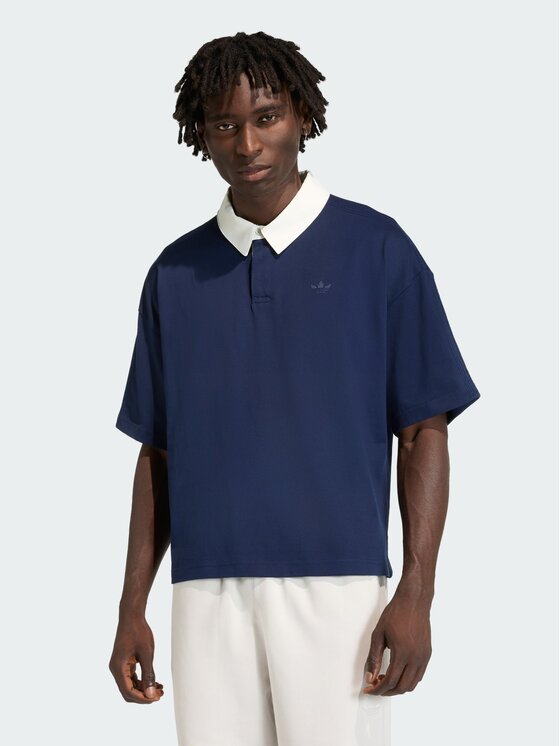 adidas adidas Polo 159054 Niebieski jasny Loose Fit