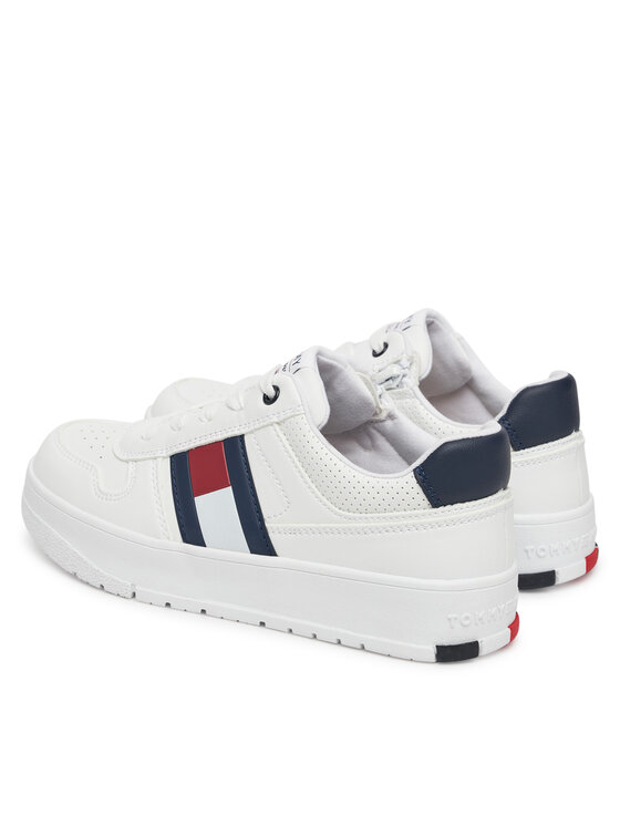 Tommy Hilfiger Tommy Hilfiger Tenisice Flag Low Cut Velcro Sneaker T3X9-33859-1355 S Bijela