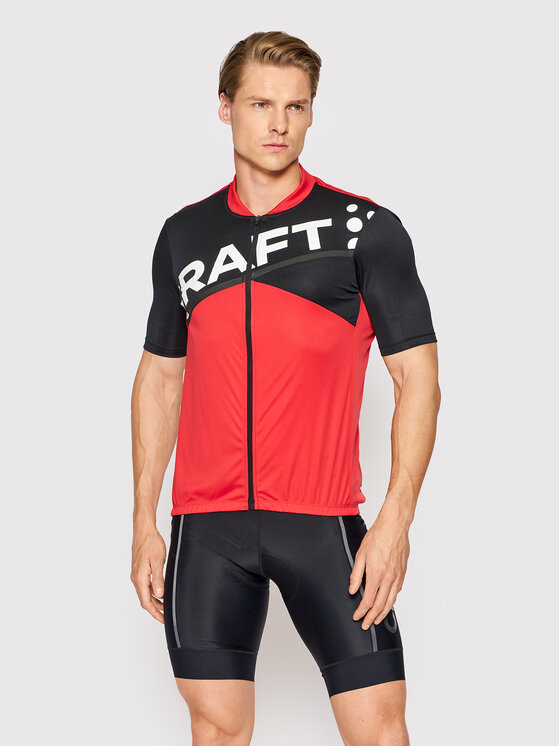 Craft Craft Tricou de ciclism Core Endur Logo 1910528 Roșu Regular Fit