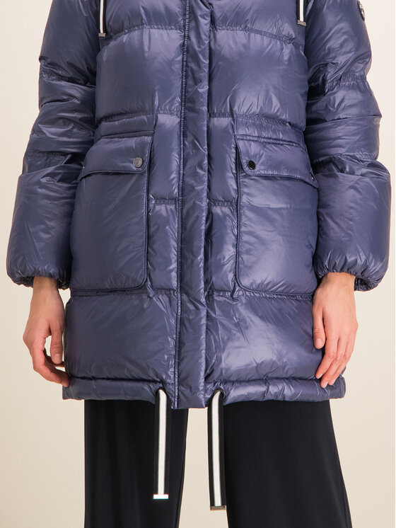 Laurèl Laurèl Пухено яке 92020 Тъмносин Relaxed Fit