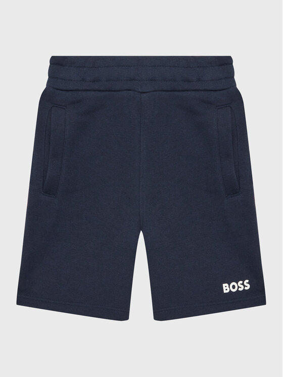 Boss Športové kraťasy J24816 S Tmavomodrá Regular Fit
