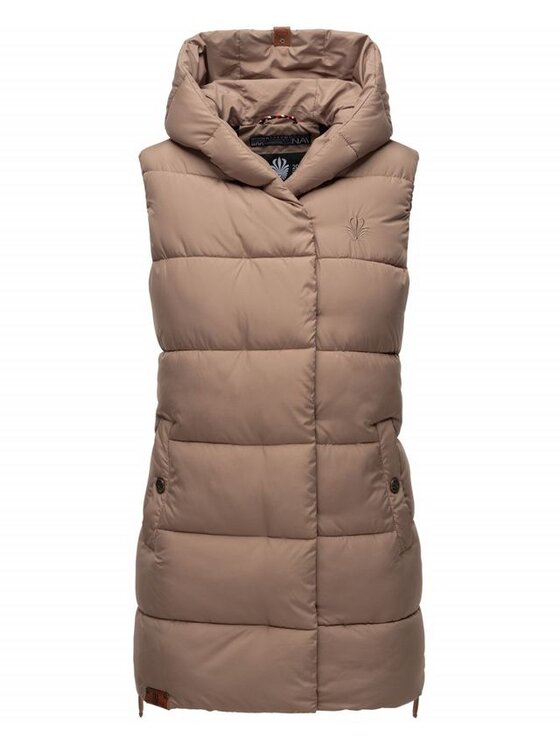 Navahoo Navahoo Bezrękawnik Madilynaa Brązowy Casual Fit