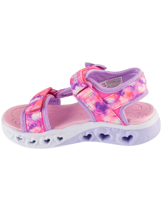 Skechers Skechers Sandali Skechers S-Lights: Flutter Hearts Sandal - Blurry Love Rosa