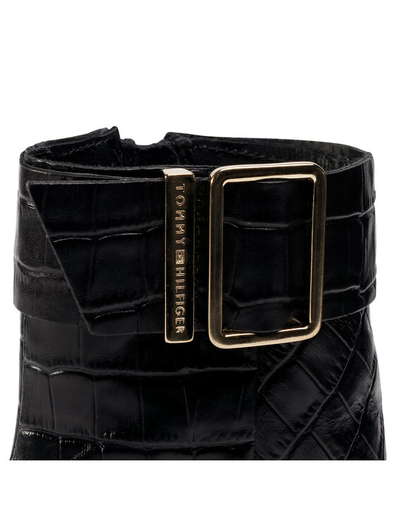 tommy hilfiger croco boots