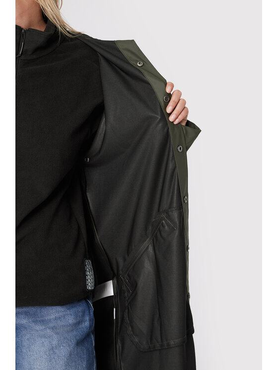 Rains Rains Regenjacke Unisex 12020 Grün Regular Fit