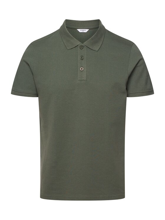Henderson Henderson Polo 43025 Khaki Regular Fit