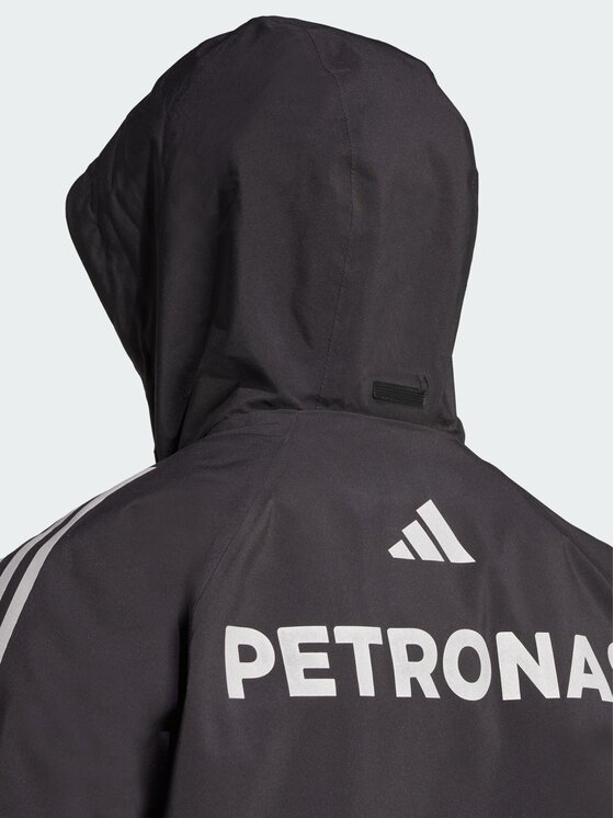 adidas adidas Kurtka przeciwdeszczowa MERCEDES - AMG PETRONAS FORMULA ONE TEAM Czarny Regular Fit