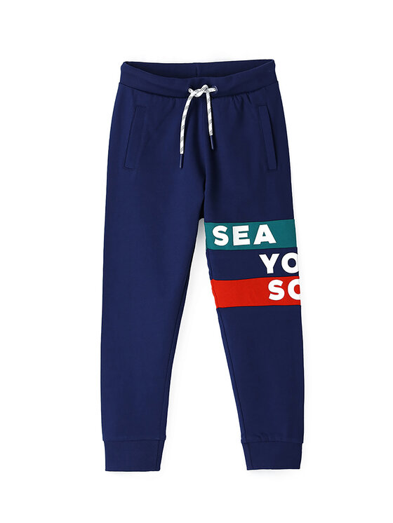 Original Marines Pantaloni trening DDP2123B Bleumarin Regular Fit