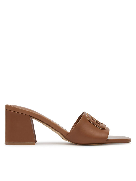 Guess Guess Παντόφλες FLJGAS LEA03 Καφέ
