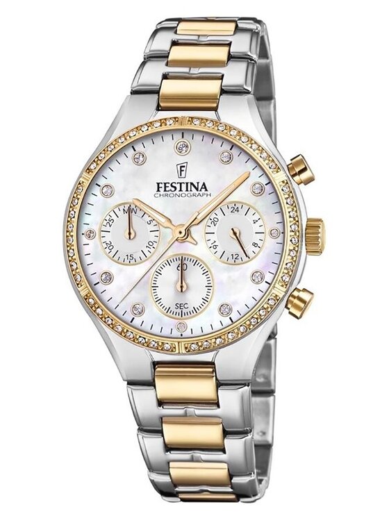 Festina Festina Zegarek F20402/1 Złoty