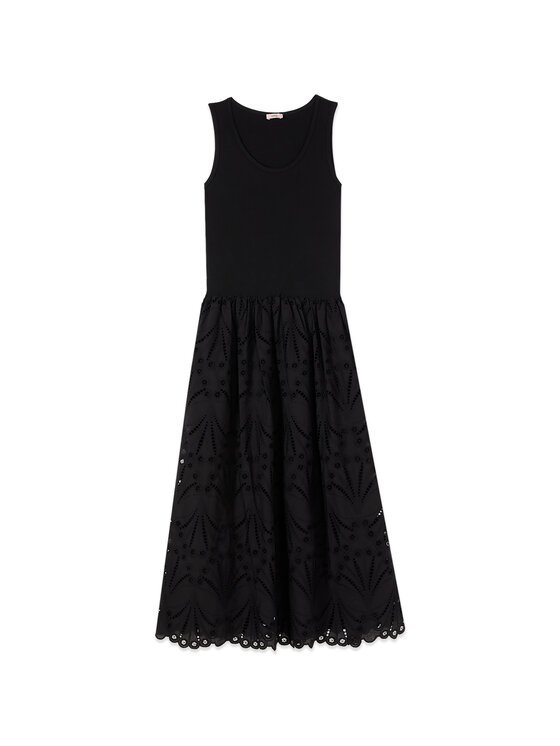 Oltre Oltre Vestito da giorno 7802J000936N033 Nero A-Line Fit