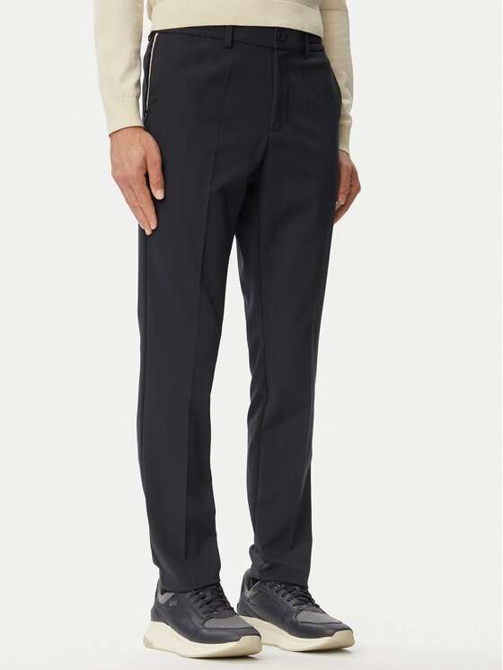 BOSS Pantaloni chino Goc Swing 50564285 Bleumarin Regular Fit