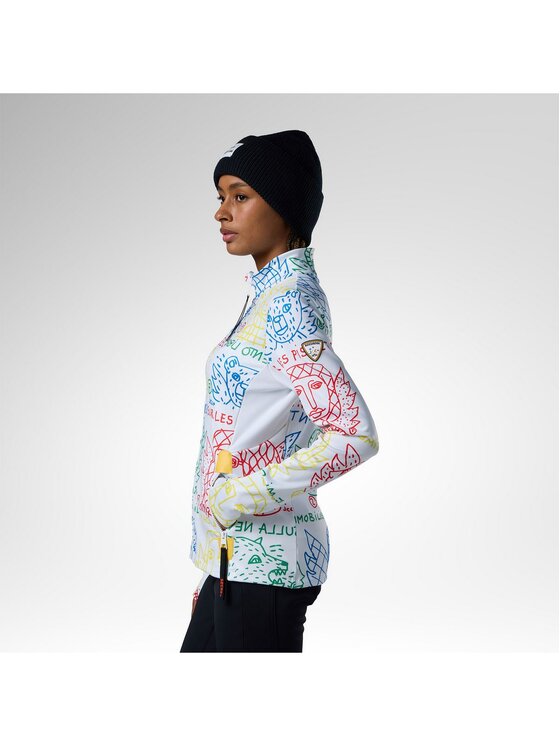 Rossignol Rossignol Polar W Jcc Fleece Jacket Kolorowy Slim Fit