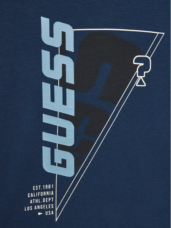 Guess Guess T-Shirt L4GI32 J1314 Tmavomodrá Regular Fit