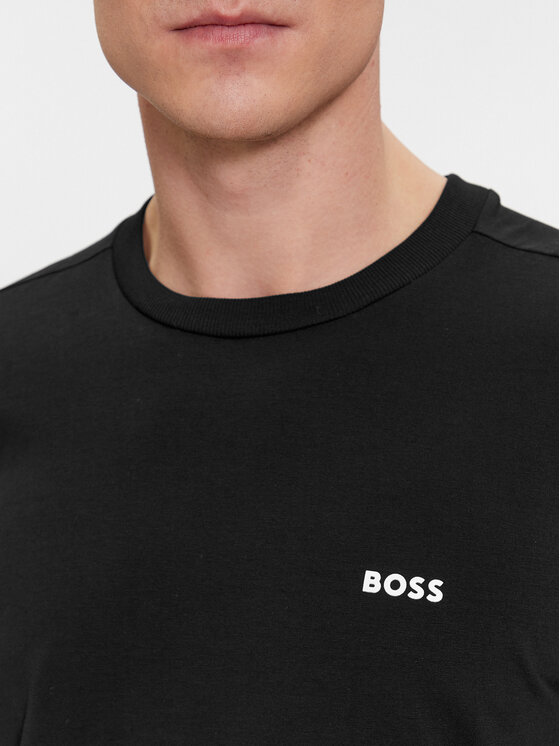 BOSS Boss Majica z dolgimi rokavi 50506365 Črna Regular Fit