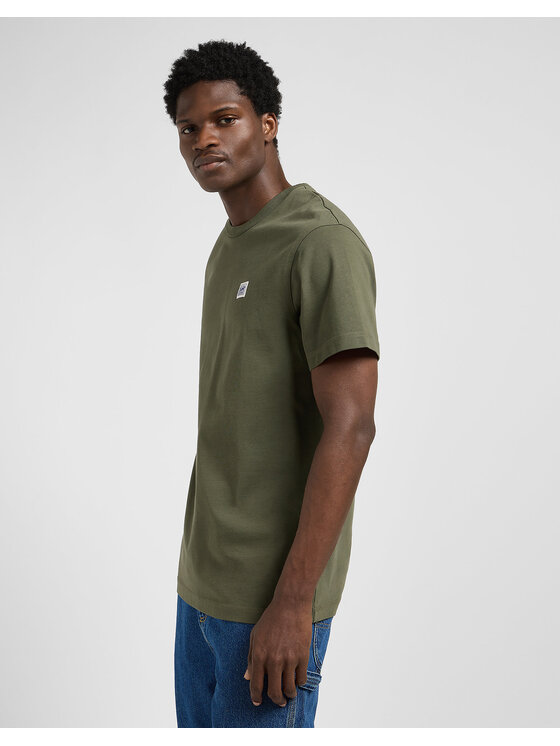 Lee Lee T-shirt WW TEE Verde Regular Fit