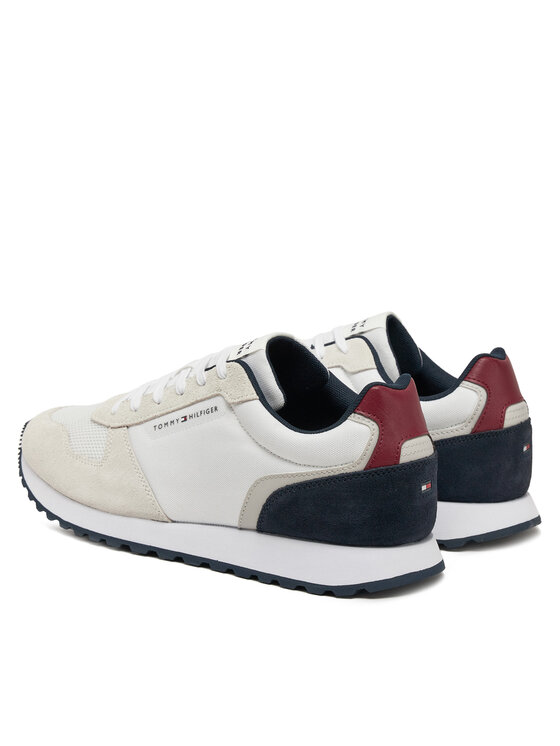 Tommy Hilfiger Tommy Hilfiger Sneakersy New Runner Eva Mix FM0FM05465 Biały