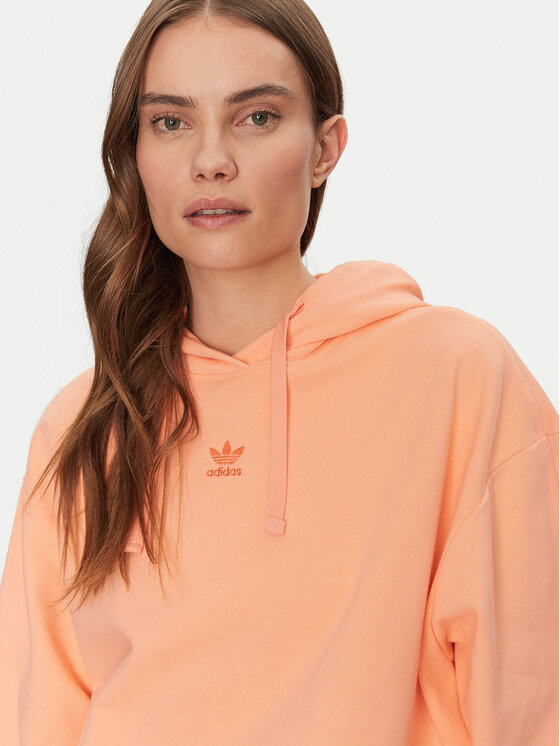adidas adidas Mikina Essentials JJ3499 Ružová Oversize