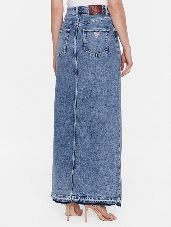 Guess Guess Džinsa svārki Wenona W3RD22 D4WB3 Zils Regular Fit