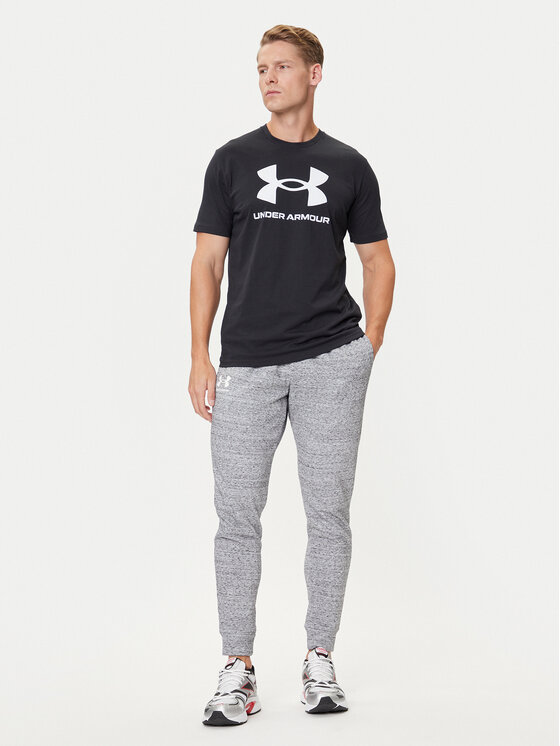 Under Armour Under Armour T-shirt Ua Sportstyle Logo Update Ss 1382911-001 Crna Loose Fit