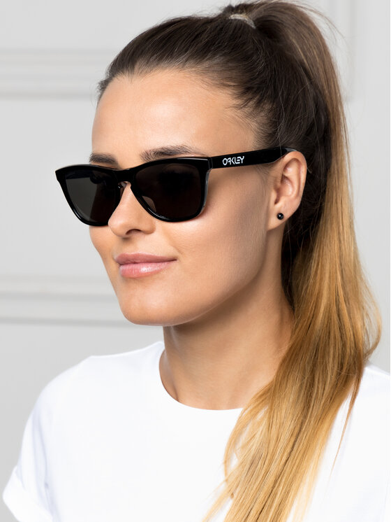 Oakley Oakley Сонцезахисні окуляри Frogskins OO9013-C455 Чорний