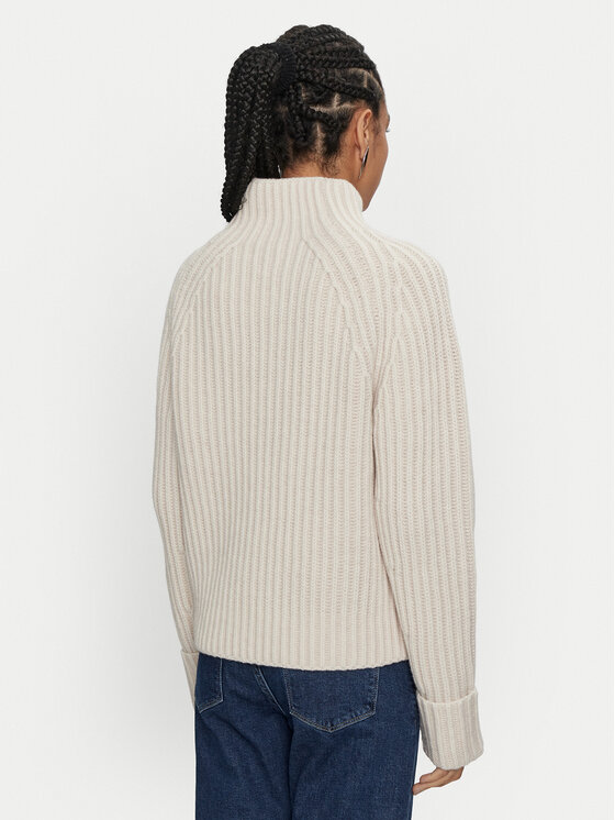Calvin Klein Calvin Klein Rollkragenpullover K20K207439 Écru Regular Fit