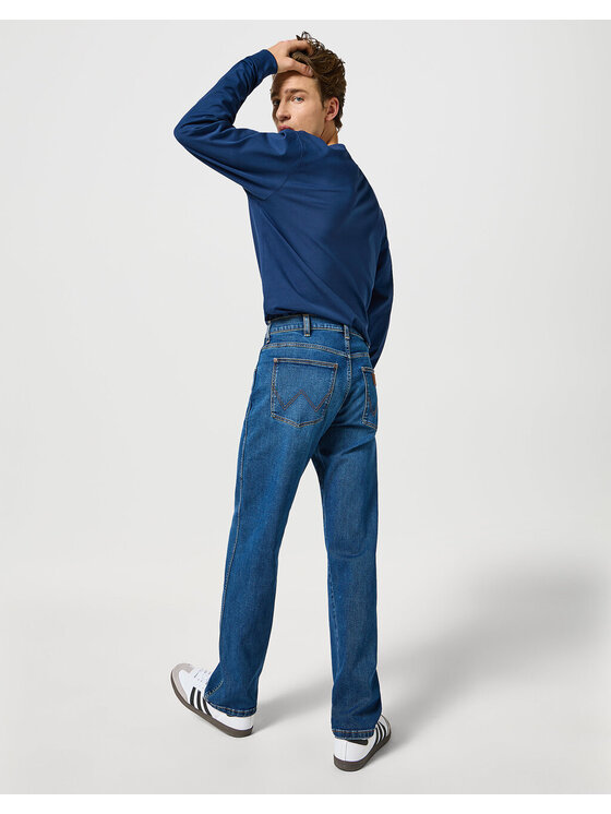 Wrangler Wrangler Jeansy FRONTIER Niebieski Regular Fit