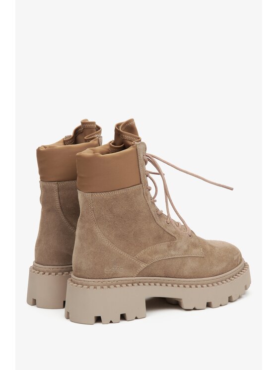 Estro Estro Μποτάκια ER00116222 Μπεζ