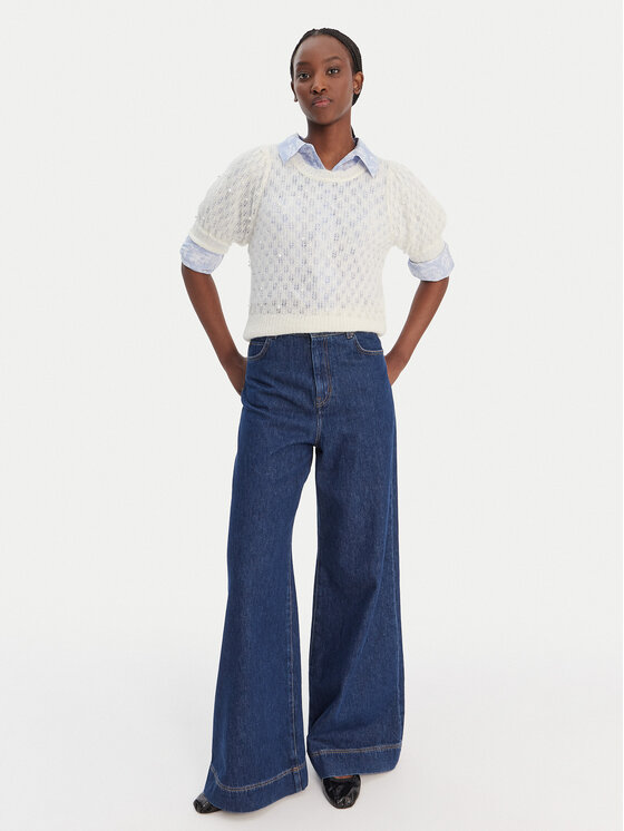 Munthe Munthe Džemper Popta 252161925274 Écru Regular Fit