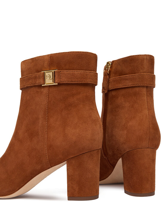 LAUREN RALPH LAUREN LAUREN RALPH LAUREN Īsie zābaki Kellie Bt Hi 802967827002 Brūns