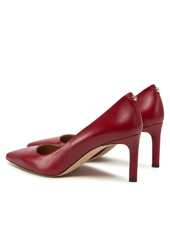 BOSS BOSS Pantofi cu toc subțire Janet 50536573 Roșu