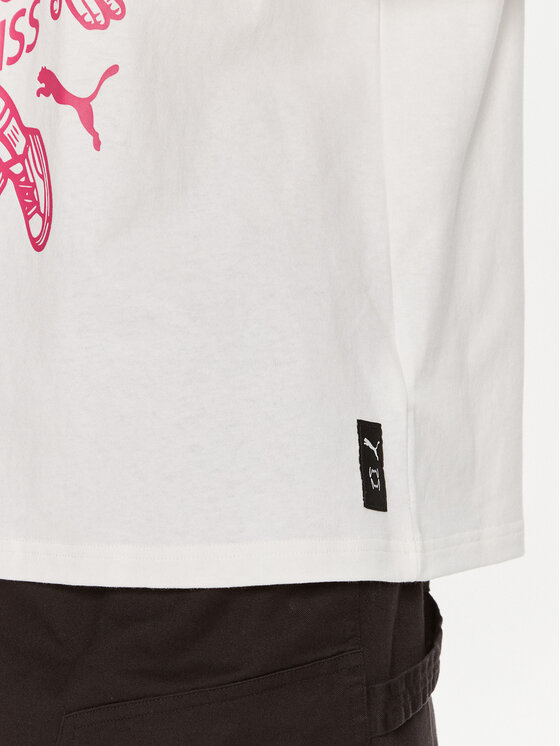 Puma Puma T-Shirt Dylan s Gift Shop 625269 Λευκό Regular Fit