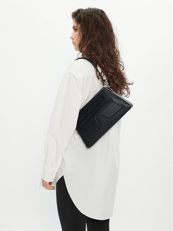 KARL LAGERFELD KARL LAGERFELD Ročna torba A1W30154 Črna