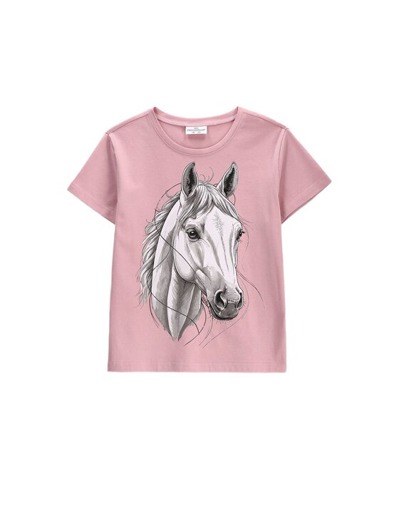 Coccodrillo Coccodrillo T-Shirt ZC6143225VGA-033 Różowy Regular Fit
