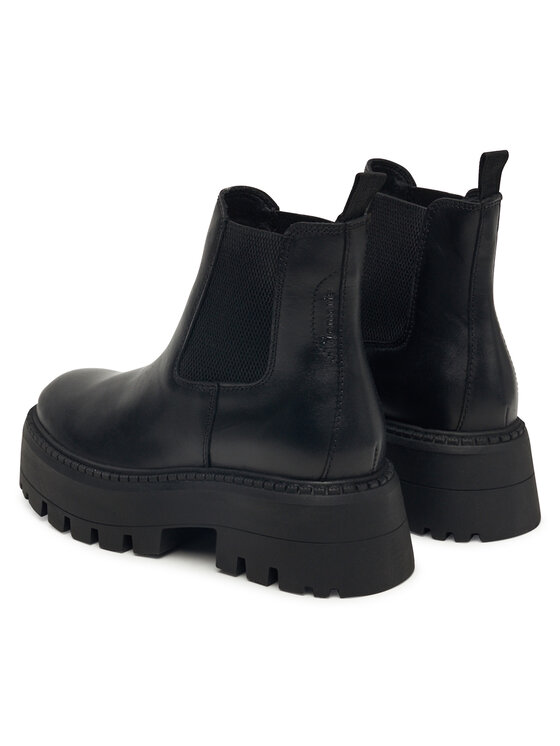 Tamaris Tamaris Kotníková obuv s elastickým prvkem 1-25486-43 Černá