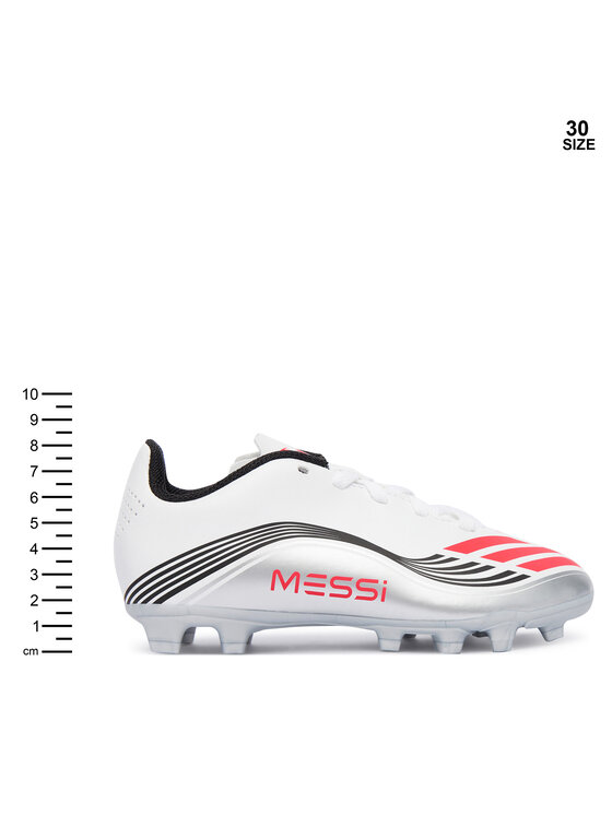 adidas adidas Ghete pentru fotbal F50 Messi Club JP7457 Alb