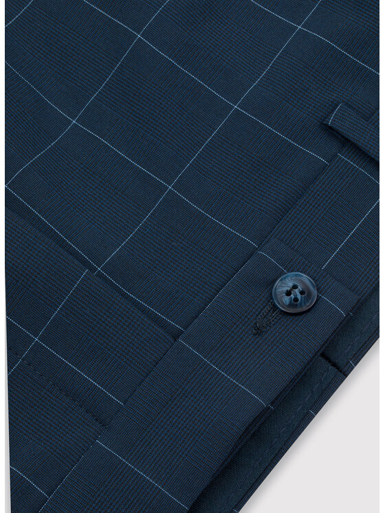 Pako Lorente Pako Lorente Spodnie garniturowe P23SF-6G-001 Granatowy Slim Fit