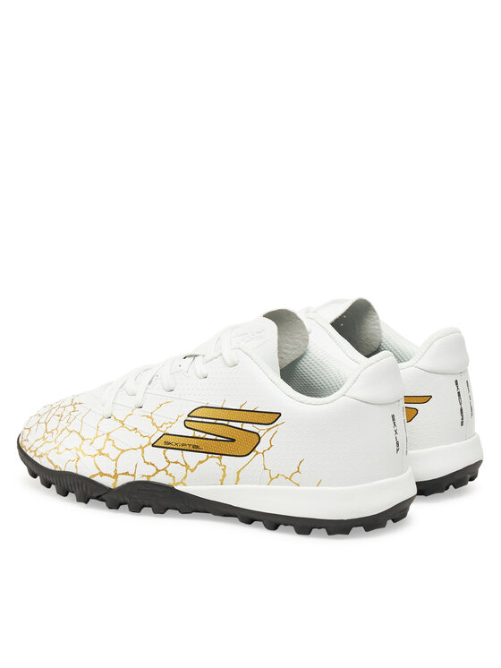 Skechers Skechers Ghete pentru fotbal SKX_1.5 Jr Youth TF 252063L/WBGD Alb