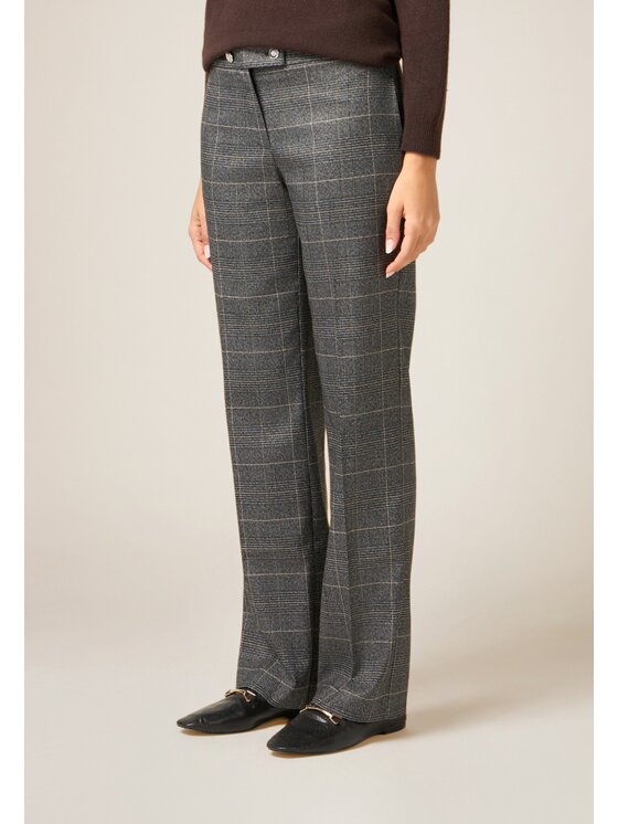 Oltre Oltre Pantaloni di tessuto P095R209030N0S3 Grigio Baggy Fit