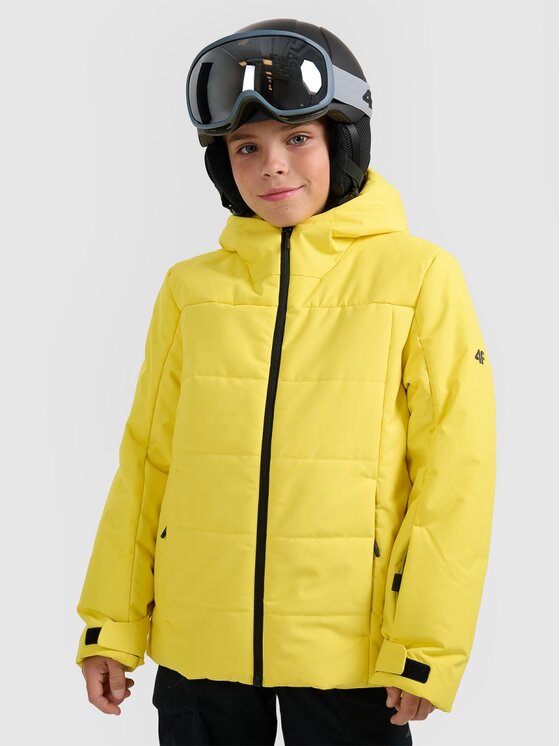 4F 4F Giacca da sci 4FJRAW25TTJAM1064-71S Giallo Regular Fit