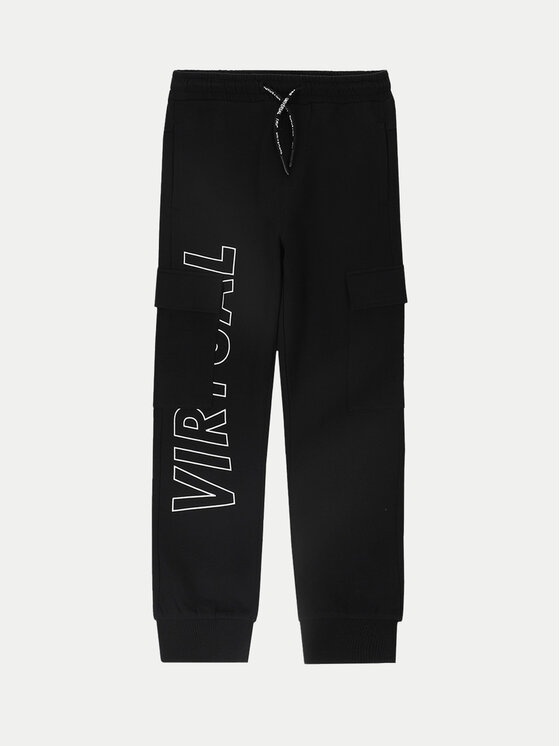 Coccodrillo Coccodrillo Долнище анцуг ZC4120101WBJ Черен Regular Fit