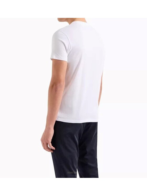 Armani Exchange Armani Exchange T-Shirt 3DZTCE ZJ3VZ 1100 Biały Regular Fit