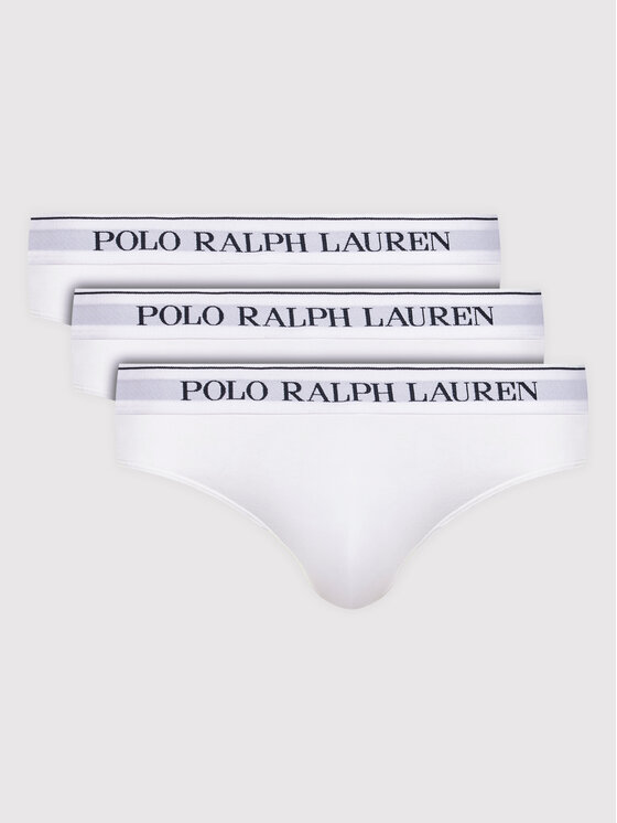 Polo Ralph Lauren Polo Ralph Lauren Set od 3 para muških slip gaća 714835884001 Bijela