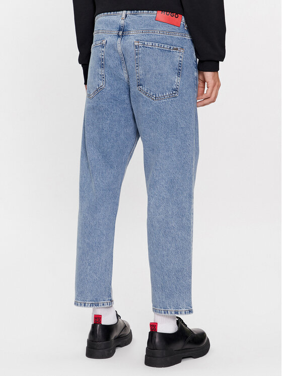 HUGO Hugo Jeansy 50507854 Niebieski Loose Fit