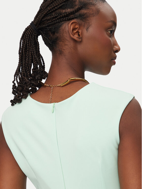 Rinascimento Rinascimento Φόρεμα κοκτέιλ CFC0127683003 Πράσινο Slim Fit