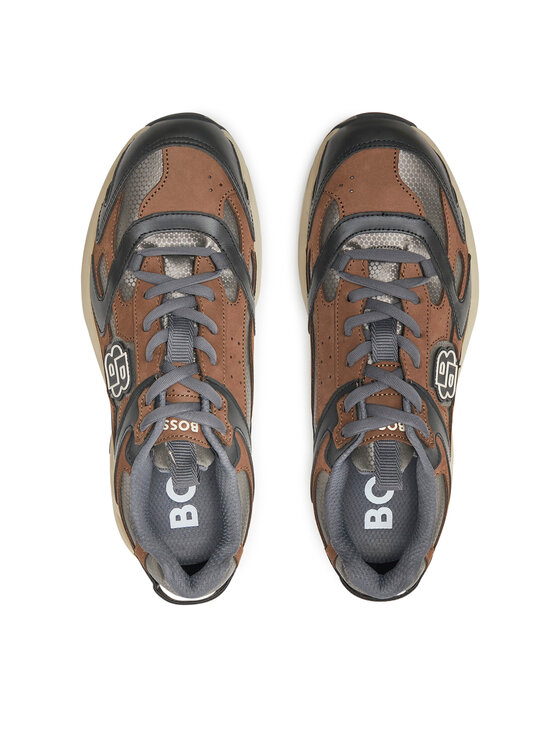 BOSS Boss Sneakersy 50529534 Brązowy