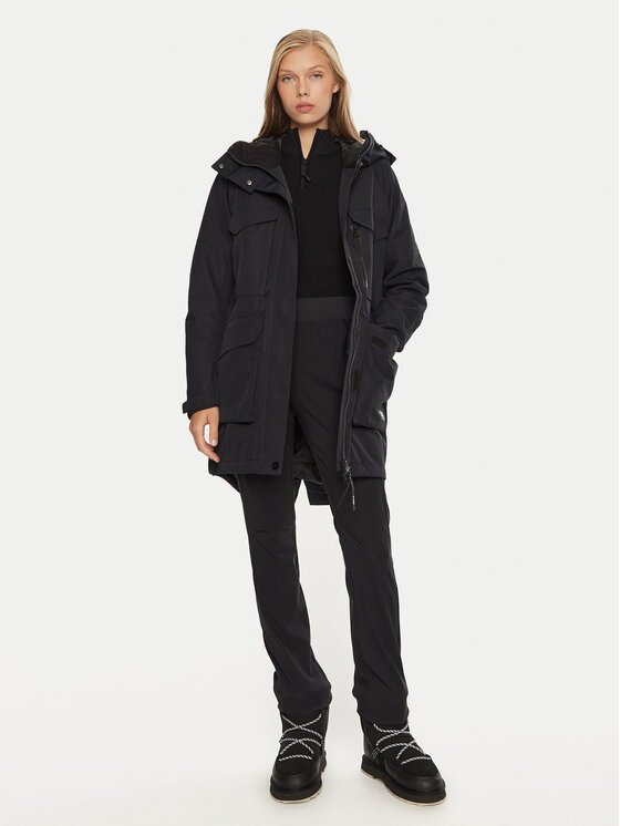 Colourwear Colourwear Lyžiarska bunda Gritty Parka W 7010316 Čierna Regular Fit